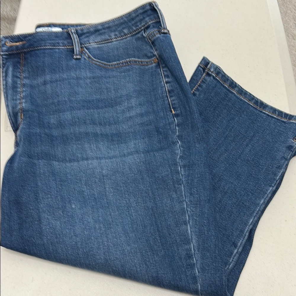 Croft & Barrow Blue Denim Capris Size 18